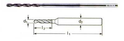 微型硬质合金麻花钻头Alpha 2 PLUS