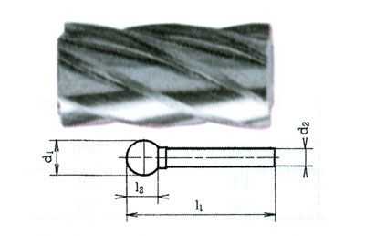 硬质合金钢球头旋转锉(铝质专用)