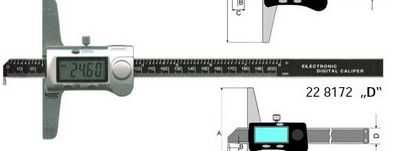数显游标深度尺